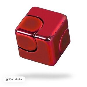 Metallic Red Fidget Cube